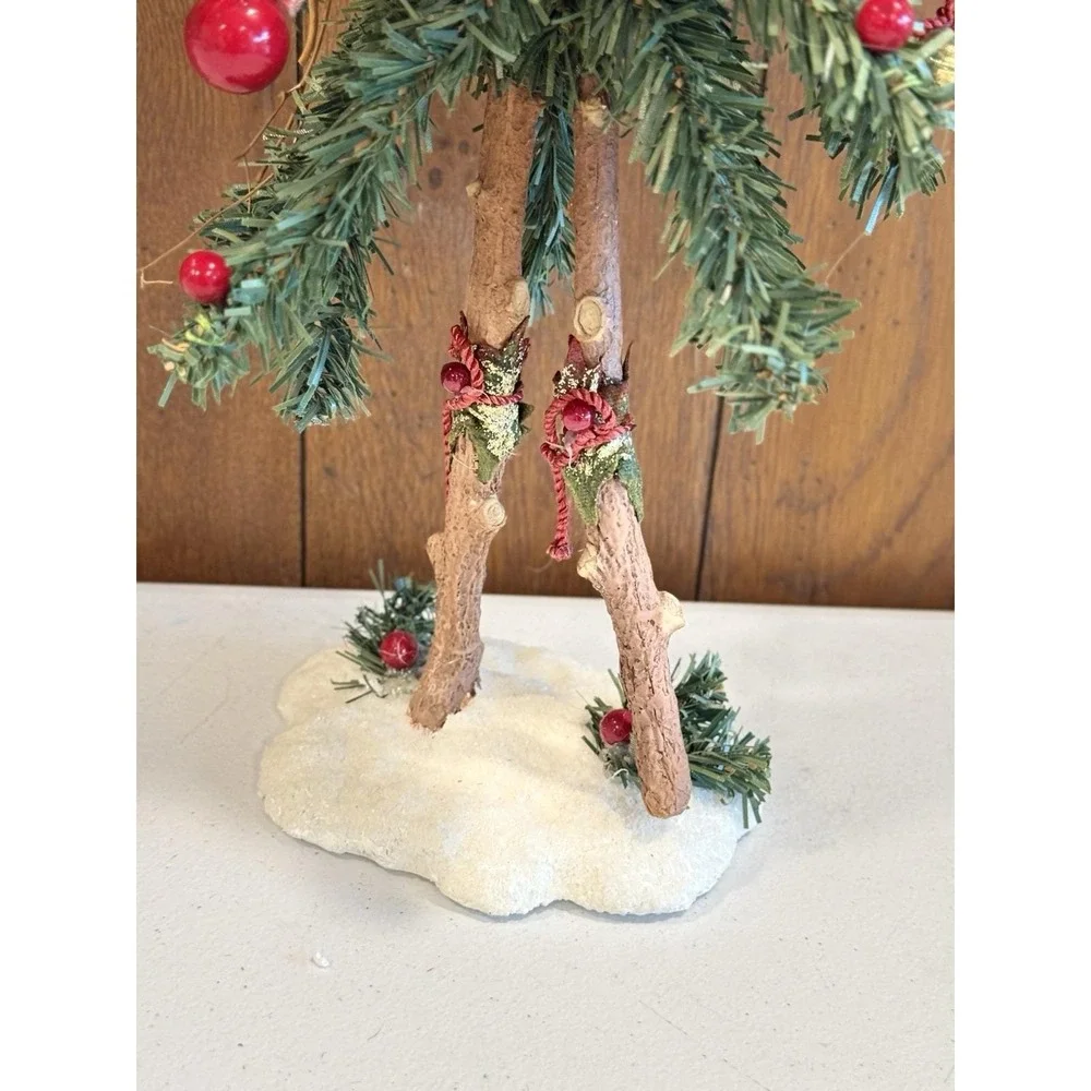 VTG Mrs Santa Posable Tree Christmas Decoration Holiday Elegance 22